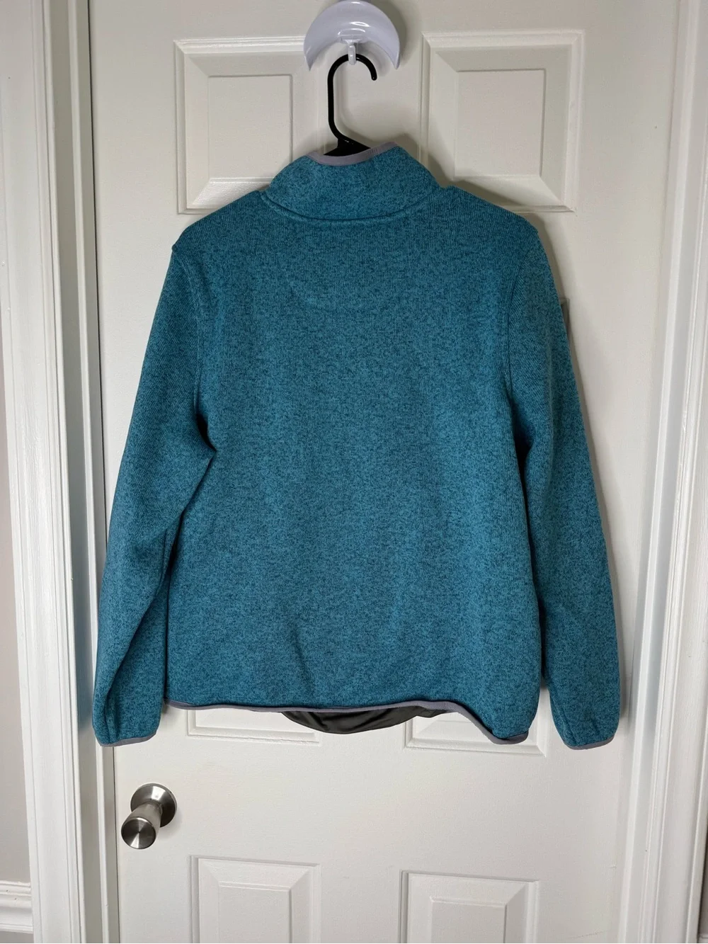 L.L.Bean Teal Blue Fleece Pullover